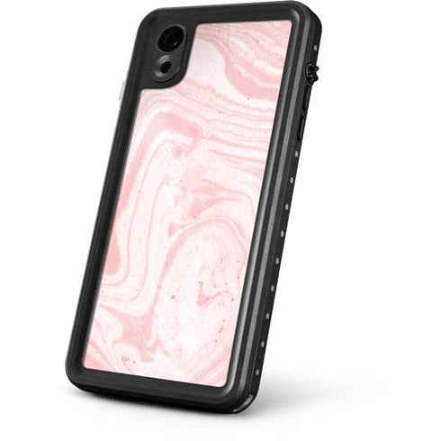 Pink Marbling iPhone XR Waterproof Case