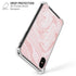 Pink Marbling iPhone XS Max Clear Case