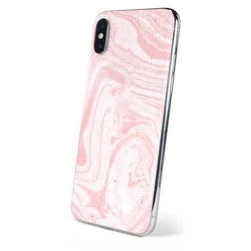 Pink Marbling iPhone XS Skin