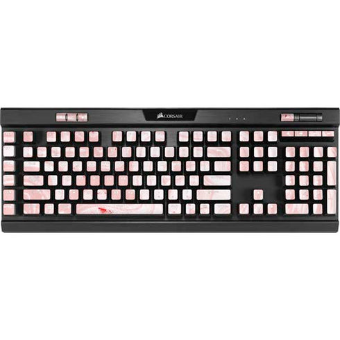 Pink Marbling K95 RGB PLATINUM Mechanical Gaming Keyboard Skin