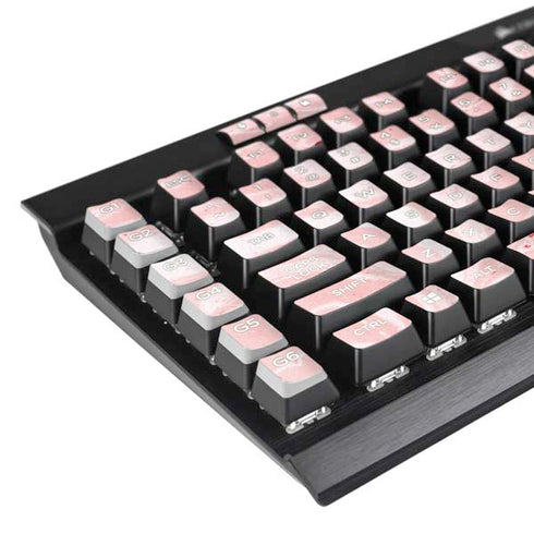 Pink Marbling K95 RGB PLATINUM Mechanical Gaming Keyboard Skin