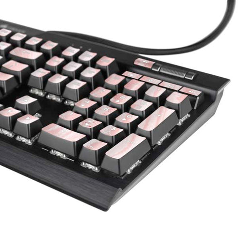 Pink Marbling K95 RGB PLATINUM Mechanical Gaming Keyboard Skin