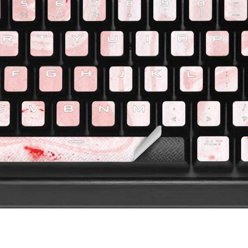 Pink Marbling K95 RGB PLATINUM Mechanical Gaming Keyboard Skin