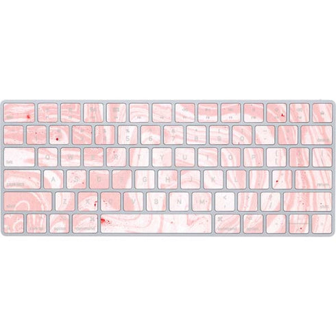 Pink Marbling Magic Keyboard Skin