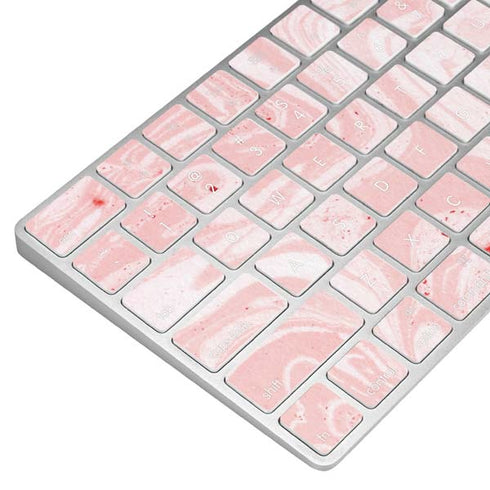Pink Marbling Magic Keyboard Skin