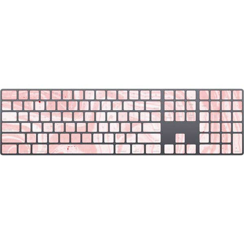 Pink Marbling Magic Keyboard with Numeric Keypad Skin