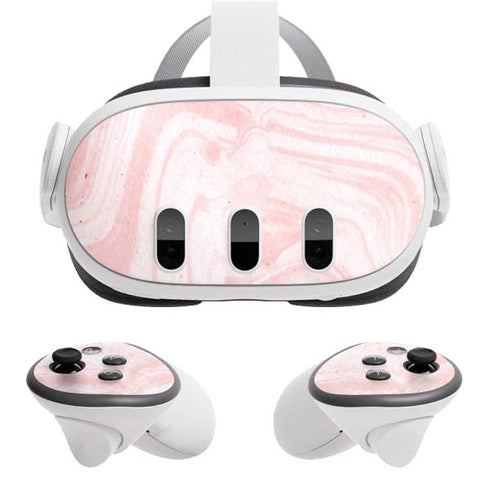 Pink Marbling Meta Quest 3 Skin