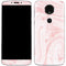 Pink Marbling Moto E5 Plus Skin
