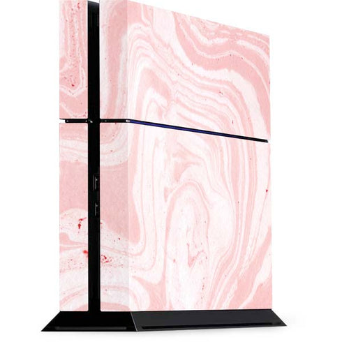 Pink Marbling PS4 Console Skin