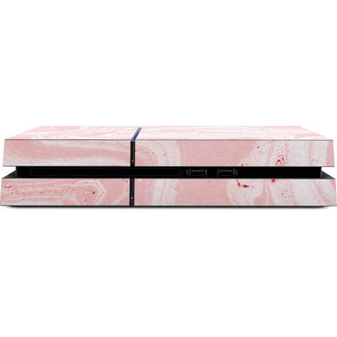 Pink Marbling PS4 Console Skin