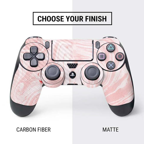 Pink Marbling PS4 Controller Skin