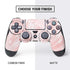 Pink Marbling PS4 Controller Skin