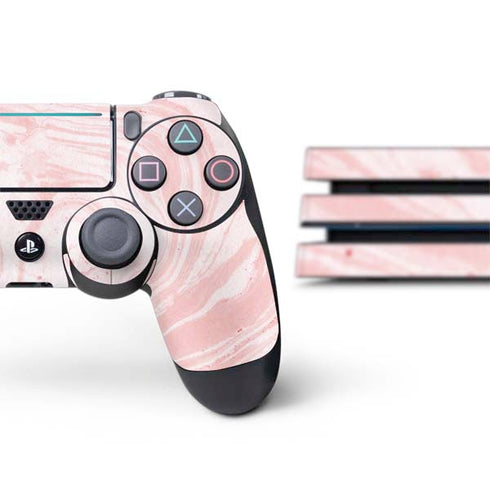 Pink Marbling PS4 Pro Bundle Skin