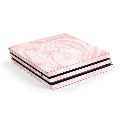 Pink Marbling PS4 Pro Console Skin