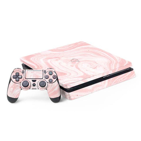 Pink Marbling PS4 Slim Bundle Skin
