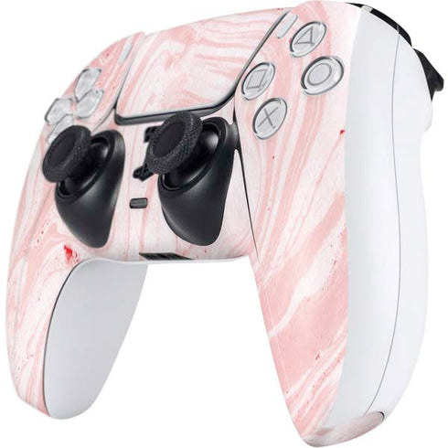 Pink Marbling PS5 Controller Skin