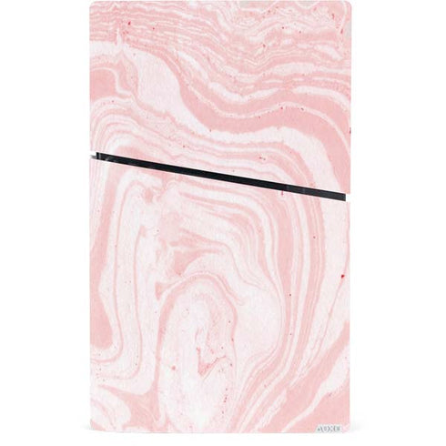 Pink Marbling PS5 Slim Digital Edition Console Skin