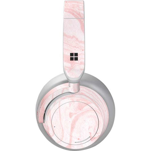 Pink Marbling Surface Headphones Skin