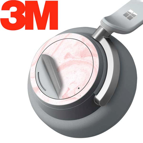 Pink Marbling Surface Headphones Skin