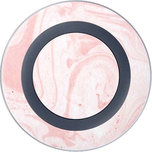 Pink Marbling Wireless Charger Skin