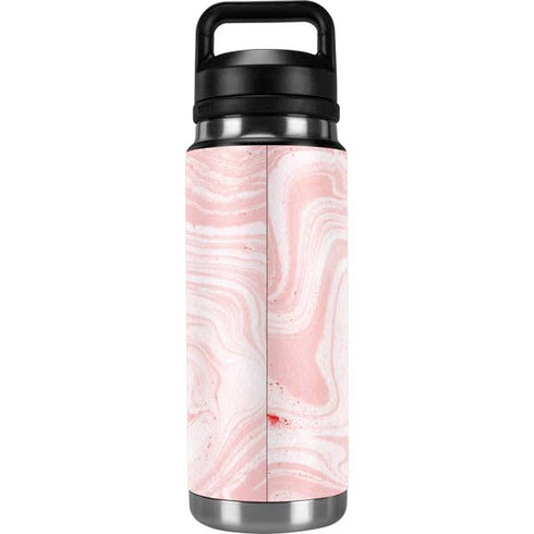Pink Marbling YETI Rambler 26oz Bottle Skin