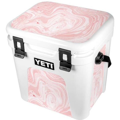 Pink Marbling YETI Roadie 24 Hard Cooler Skin
