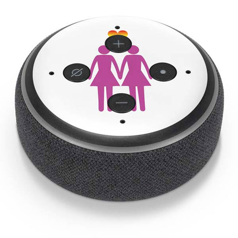 Pink Pride Amazon Echo Dot Skin