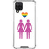 Pink Pride Galaxy A12 Clear Case