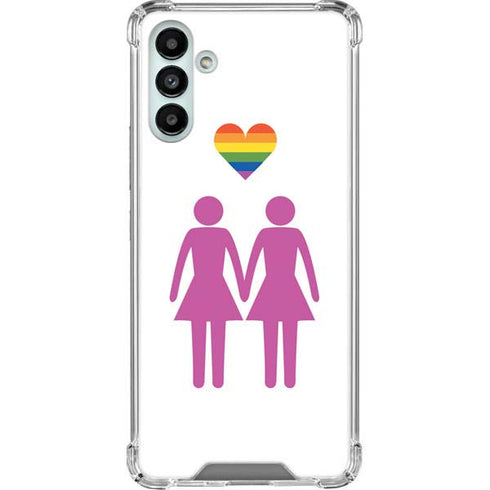 Pink Pride Galaxy A13 5G Clear Case