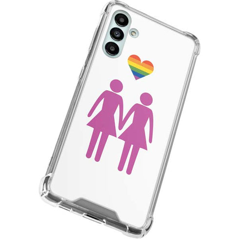 Pink Pride Galaxy A13 5G Clear Case