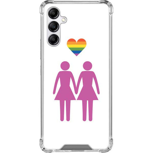 Pink Pride Galaxy A14 5G Clear Case