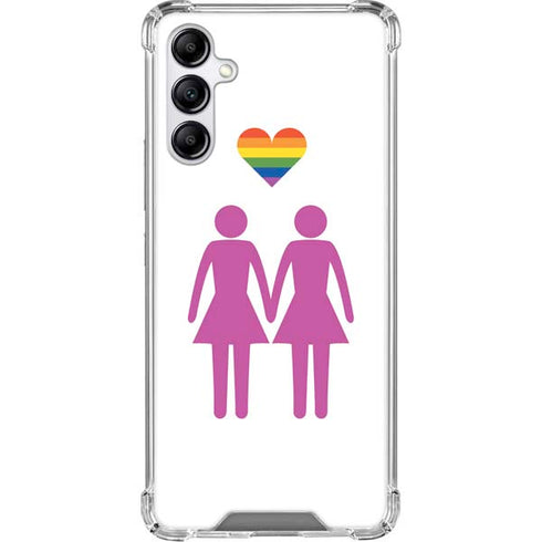 Pink Pride Galaxy A15 5G Clear Case