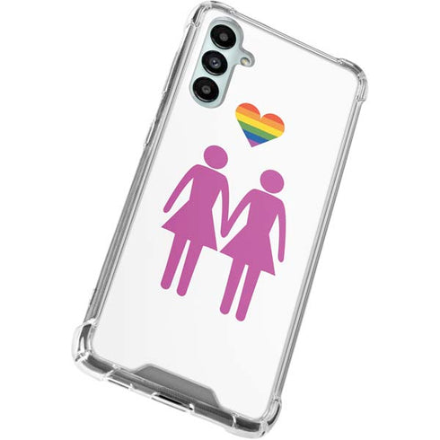 Pink Pride Galaxy A15 5G Clear Case