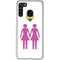 Pink Pride Galaxy A21 Clear Case