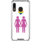 Pink Pride Galaxy A30 Clear Case