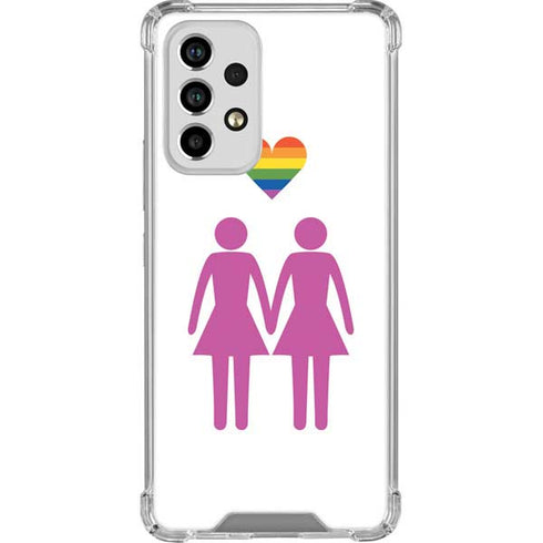 Pink Pride Galaxy A53 5G Clear Case