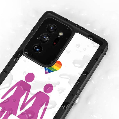Pink Pride Galaxy Note20 Ultra 5G Waterproof Case