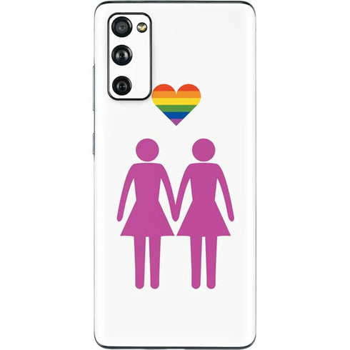 Pink Pride Galaxy S20 Fan Edition Skin