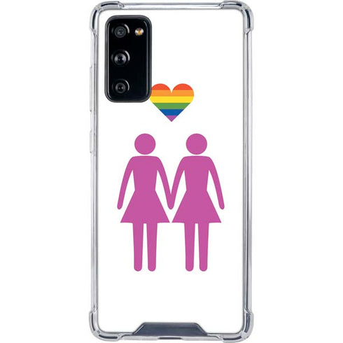 Pink Pride Galaxy S20 FE Clear Case