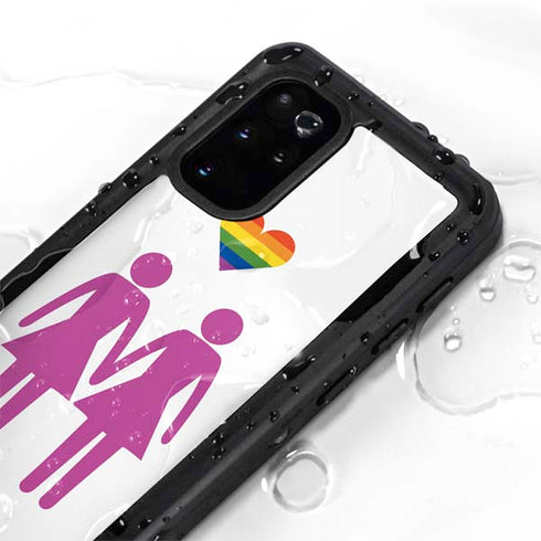 Pink Pride Galaxy S20 Plus Waterproof Case