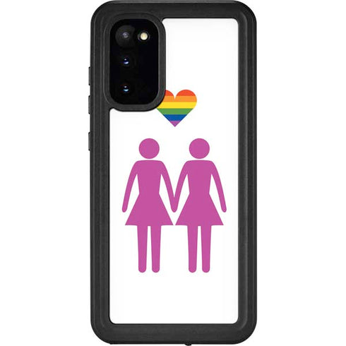 Pink Pride Galaxy S20 Waterproof Case