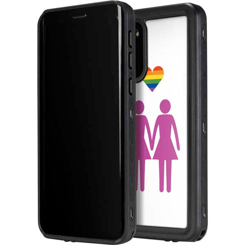 Pink Pride Galaxy S20 Waterproof Case