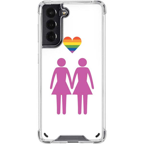 Pink Pride Galaxy S21 5G Clear Case