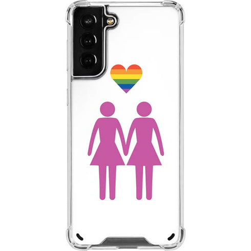 Pink Pride Galaxy S21 Plus 5G Clear Case