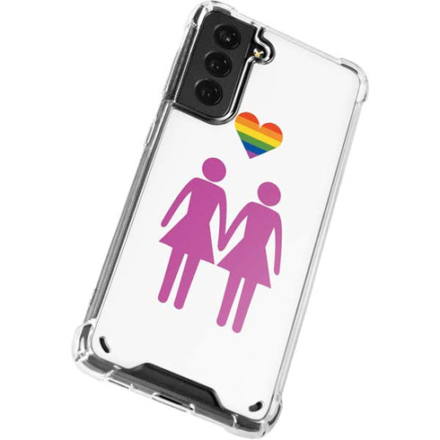 Pink Pride Galaxy S21 Plus 5G Clear Case
