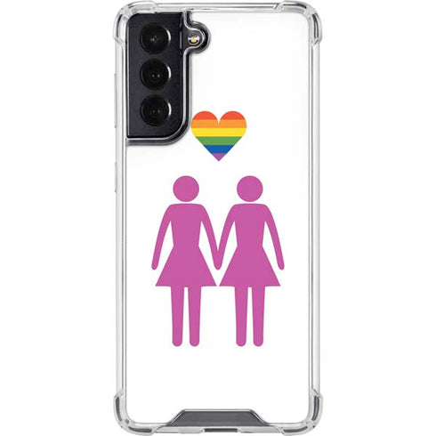Pink Pride Galaxy S22 Clear Case