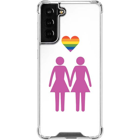 Pink Pride Galaxy S22 Plus Clear Case