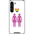 Pink Pride Galaxy S23 Clear Case