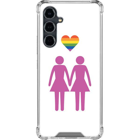 Pink Pride Galaxy S23 FE Clear Case