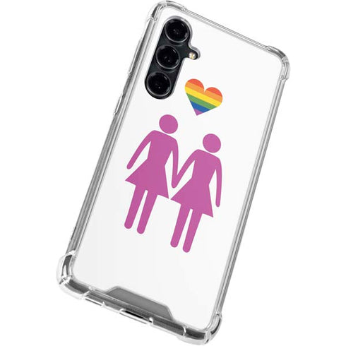 Pink Pride Galaxy S23 FE Clear Case
